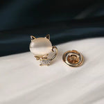 Broche chat élégant - Vignette | Brochiva