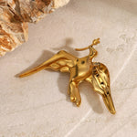 Broche Colombe Dorée - Vignette | Brochiva