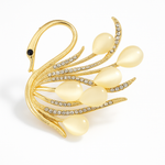 Broche cygne luisant - Vignette | Brochiva