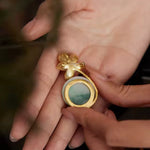 Broche lotus jade - Vignette | Brochiva