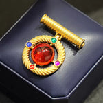 Broche sceau des quatre joyaux - Vignette | Brochiva