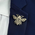 Broche abeille ajourée - Vignette | Brochiva