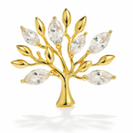 Broche arbre cristal - Vignette | Brochiva