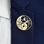 Broche arbre de vie yin yang - Vignette | Brochiva