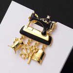 Broche atelier doré - Vignette | Brochiva