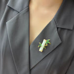 Broche bambou cigale - Vignette | Brochiva