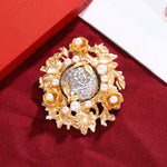 Broche baroque florale - Vignette | Brochiva