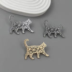 Broche chat ajouré - Vignette | Brochiva