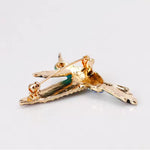 Broche colibri émaillée - Vignette | Brochiva