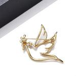 Broche colombe rameau - Vignette | Brochiva