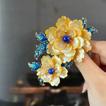 Broche double fleur - Vignette | Brochiva