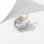 Broche écrin de feuilles - Vignette | Brochiva