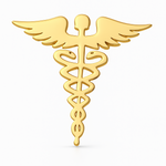 Broche caducée - Vignette | Brochiva