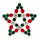 Broche étoile de Noël - Vignette | Brochiva