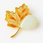 Broche feuille d’érable luxe - Vignette | Brochiva