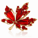 Broche feuille d’érable rouge - Vignette | Brochiva