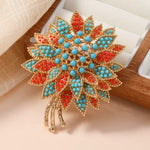 Broche fleur corail - Vignette | Brochiva