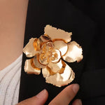 Broche fleur éclat d'or - Vignette | Brochiva