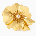 Broche fleur métallique - Vignette | Brochiva