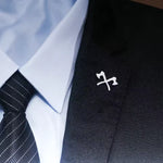 Broche haches croisées - Vignette | Brochiva