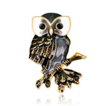 Broche hibou curieux - Vignette | Brochiva