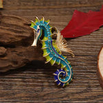 Broche hippocampe élégant - Vignette | Brochiva