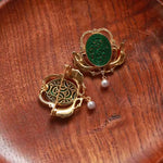 Broche jade perlée - Vignette | Brochiva