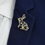 Broche lapin ajouré - Vignette | Brochiva