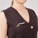 Broche lettre personnalisé - Vignette | Brochiva