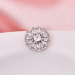 Broche magnétique fleur cristal - Vignette | Brochiva