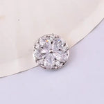 Broche magnétique fleur cristal - Vignette | Brochiva