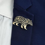 Broche ours arbre de vie - Vignette | Brochiva