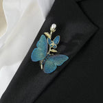 Broche papillon céleste - Vignette | Brochiva