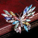 Broche papillon cristal - Vignette | Brochiva