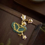 Broche papillon prunier - Vignette | Brochiva