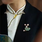 Broche papillon prunier - Vignette | Brochiva