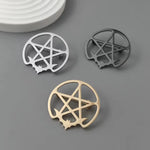 Broche pentacle chauve-souris - Vignette | Brochiva