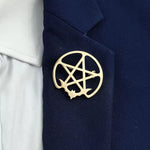 Broche pentacle chauve-souris - Vignette | Brochiva
