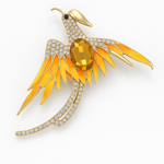 Broche phénix impérial - Vignette | Brochiva