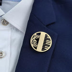 Broche piano musical - Vignette | Brochiva