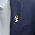 Broche plume de paon - Vignette | Brochiva