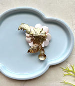 Broche rose corail - Vignette | Brochiva