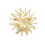 Broche soleil flamme - Vignette | Brochiva