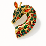 Broche tête de girafe - Vignette | Brochiva