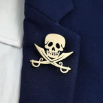 Broche tête de mort pirate - Vignette | Brochiva