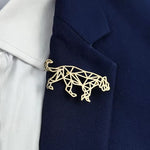 Broche tigre ajourée - Vignette | Brochiva