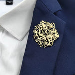 Broche tête de tigre - Vignette | Brochiva