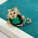 Broche tigre protecteur - Vignette | Brochiva