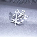 Broche ancre trident - Vignette | Brochiva