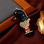 Broche cavalier - Vignette | Brochiva